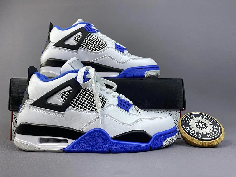 Air Jordan 4 Retro White Cement Grey Sneakers - 5