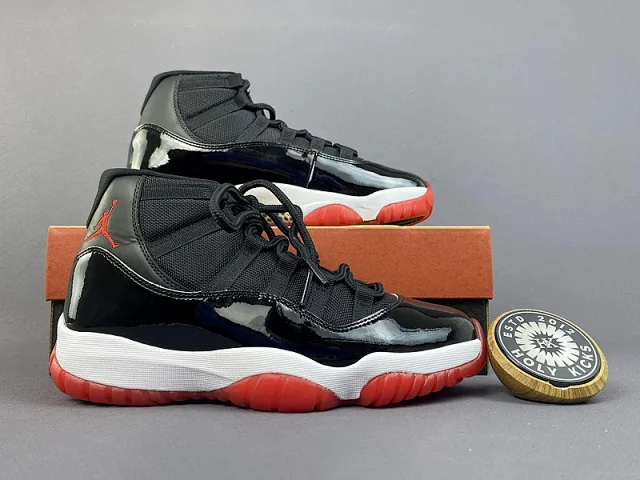 Jordan Sneakers Air 11 High-Top Patent Leather product detail image 2