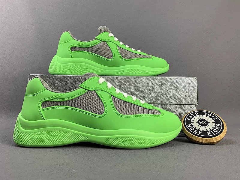 Prada Cloudbust Thunder Neon Green Sneakers Chunky Sneakers product detail 9 in Litbuy spreadsheet finds