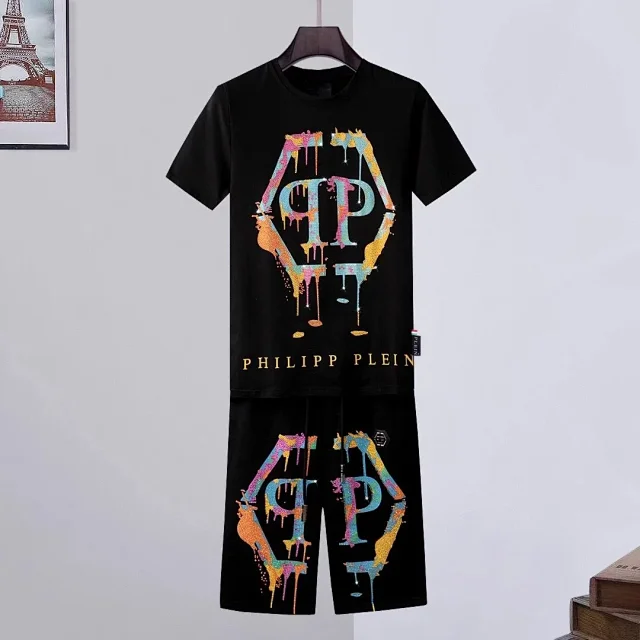 Philipp Plein Matching Sets Graphic T-Shirt and Shorts Set product detail image 11