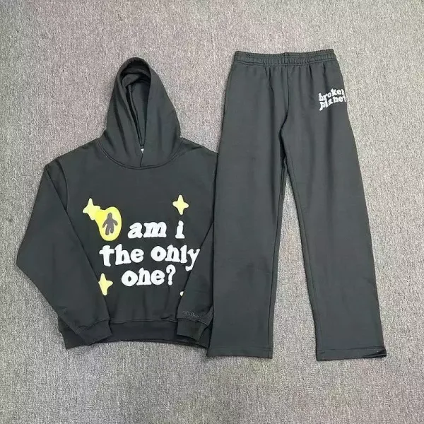 GRA Forty Five Beige Hoodie and Sweatpants Set - 12