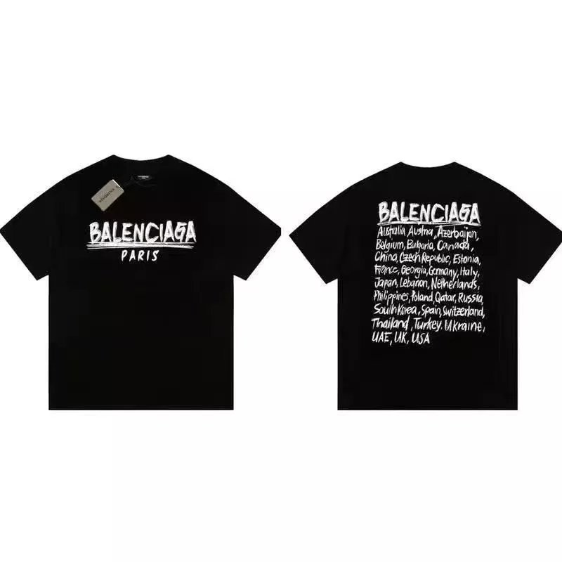 High version of versatile loose casual short sleeve B*A