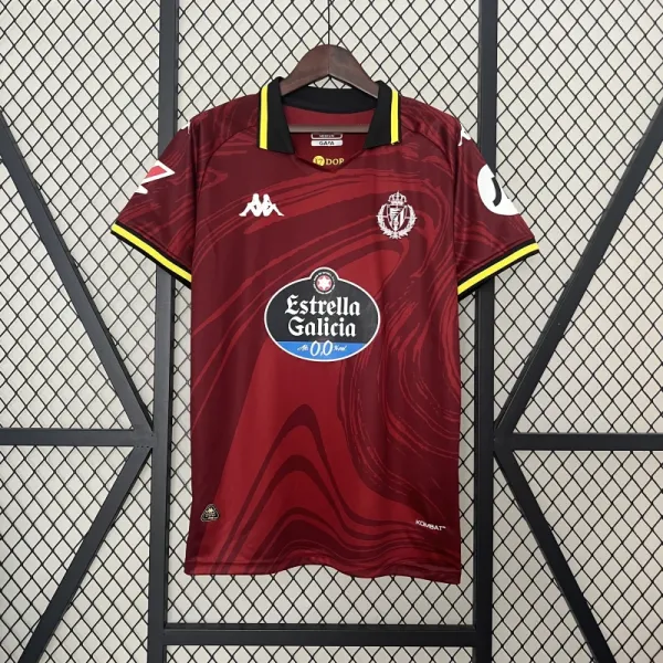 Kappa Deportivo La Coruña 2023-24 Third Jersey Burgundy - 1