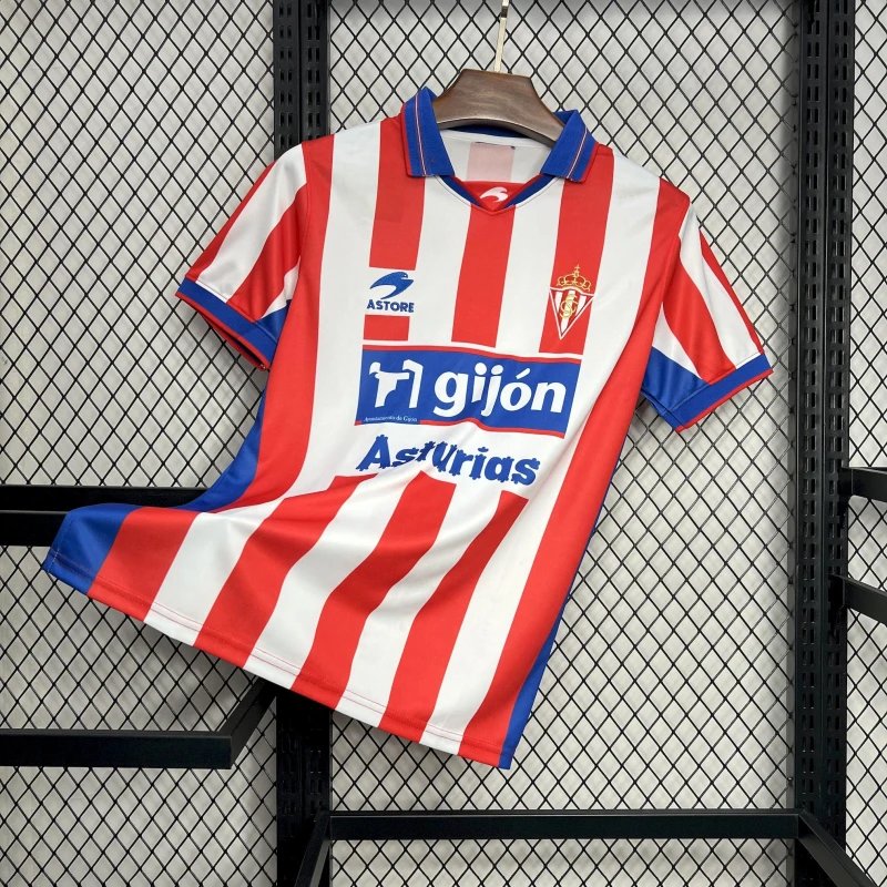 Astore Sporting Gijón Home Jersey Red/White