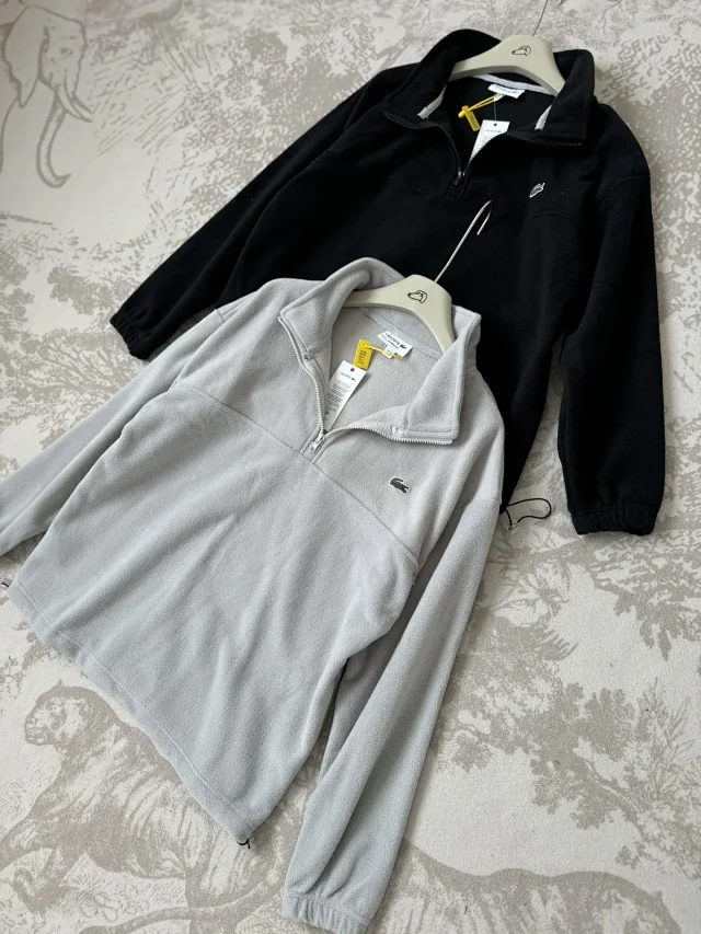 Lacoste Hoodies & Sweatshirts Quarter-Zip Fleece Pullover product detail image 2