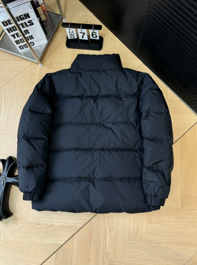 [DX6-1] micro-label cloth zipper stand collar down jacket coat for men and women with couples