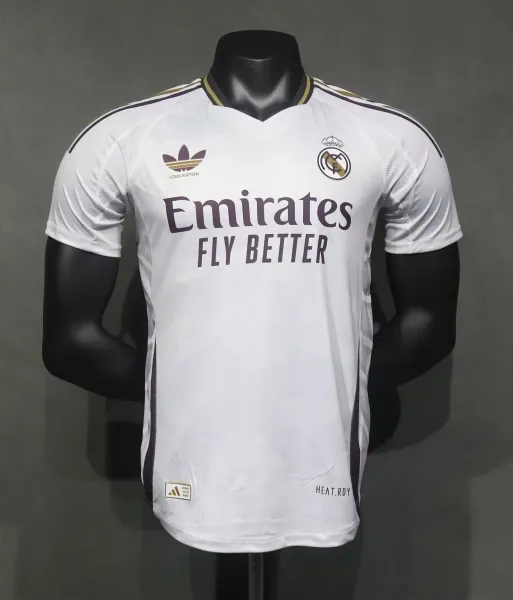 Adidas Originals Adidas x Louis Vuitton x Real Madrid 2023-24 Away Jersey White Jersey - 1