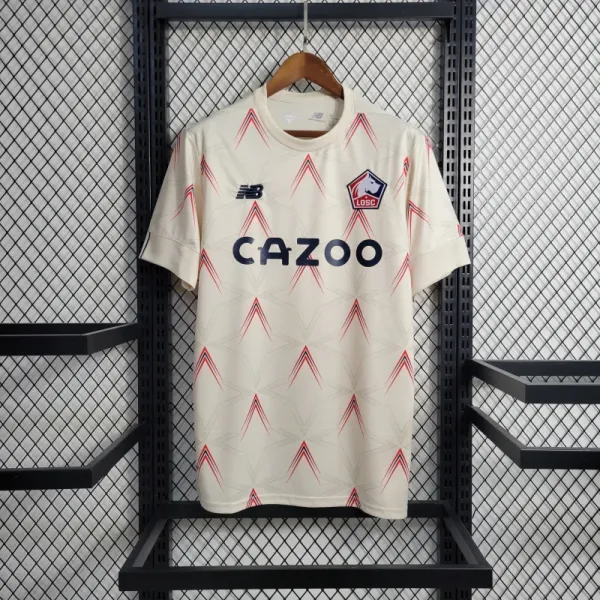 New Balance Lille OSC 2023-24 Away Jersey Beige - 1