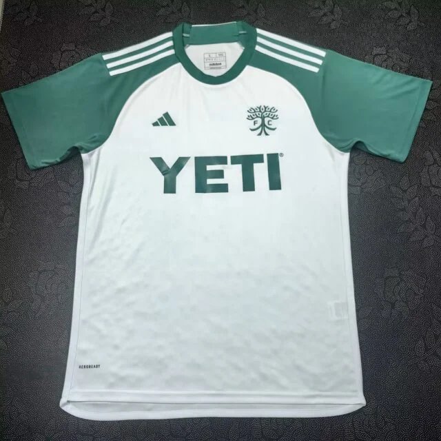 Adidas LA Galaxy 2023 Away Jersey Teal with Yellow Accents - 10