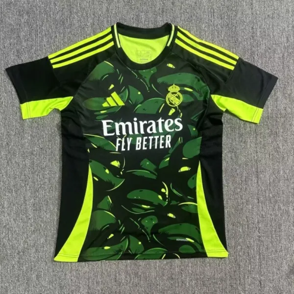 Real Madrid x Adidas 2023-24 Third Jersey Black Neon Green - 1