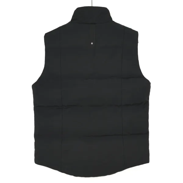Moose Knuckles Logo Patch Puffer Vest Black - 8