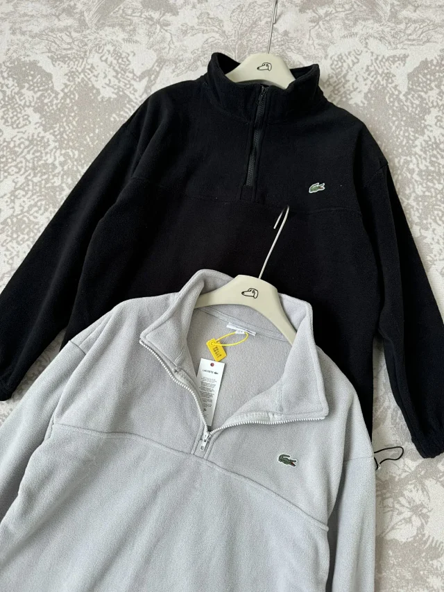 Lacoste Hoodies & Sweatshirts Quarter-Zip Fleece Pullover product detail image 3