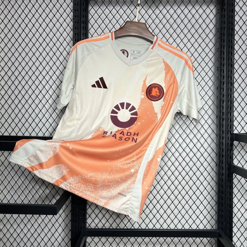 Macron Sampdoria 2023-24 Away Jersey White with Gold and Stripes Jersey - 5