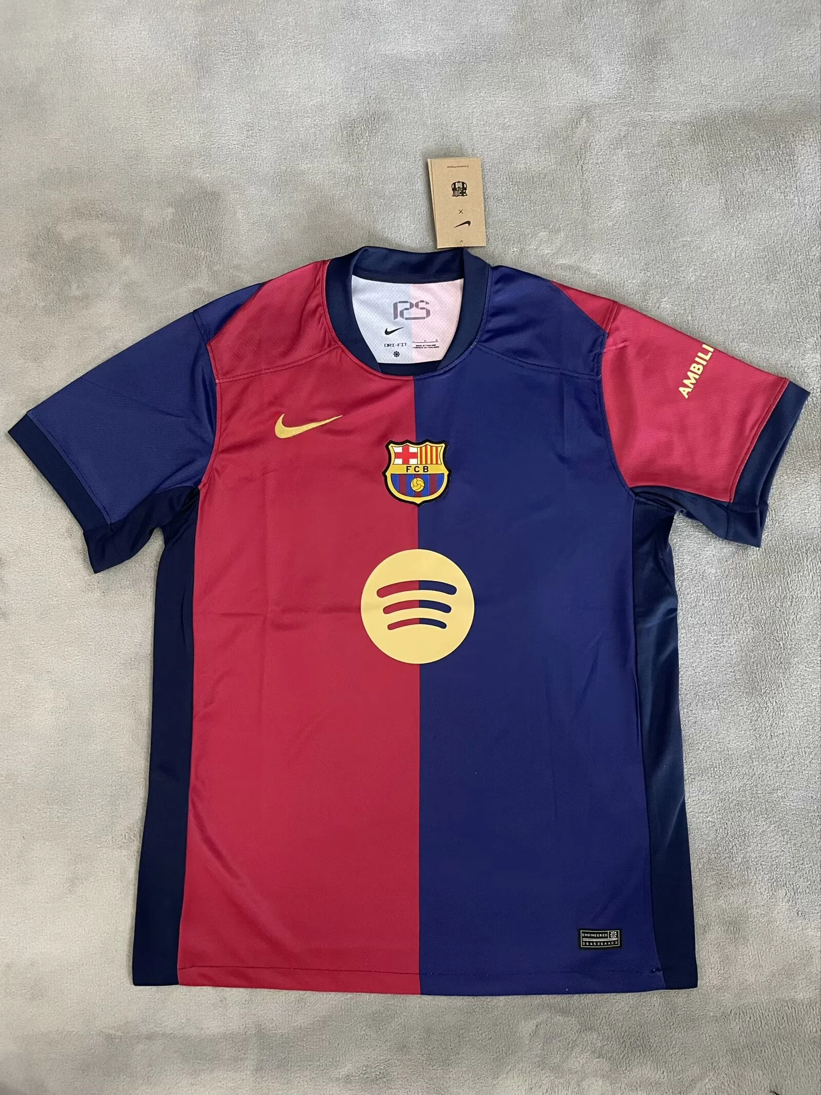 Nike FC Barcelona Red and Blue Jersey