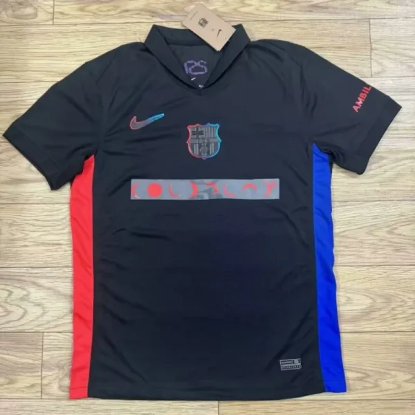 FC Barcelona x Nike 2023-24 Third Jersey Black Red Blue - 1
