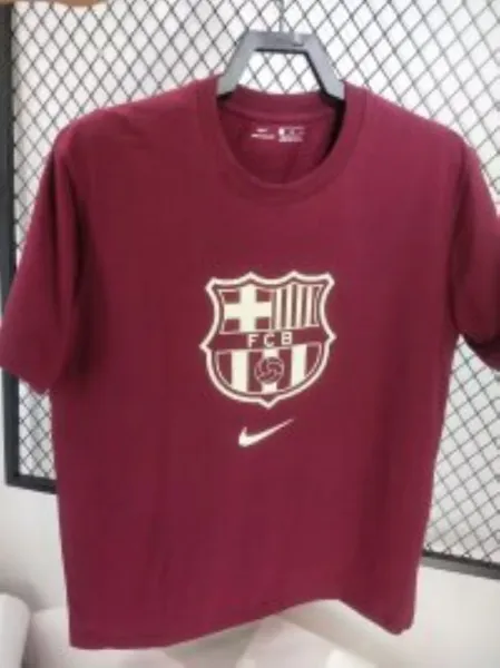 FC Barcelona x Nike Crest T-Shirt Burgundy - 1