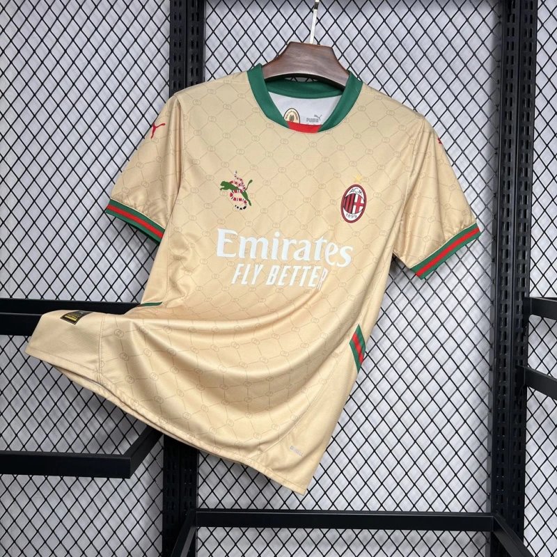 Macron Sampdoria 2023-24 Away Jersey White with Gold and Stripes Jersey - 15