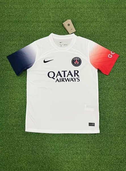 Paris Saint-Germain 2023-24 Third Jersey White Gradient Sleeve - 1