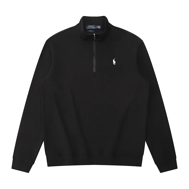 Polo Ralph Lauren Knitwear Embroidered Pony Quarter-Zip Knit Sweater product detail image 9