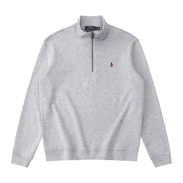 Polo Ralph Lauren Knitwear Embroidered Pony Quarter-Zip Knit Sweater product detail image 11