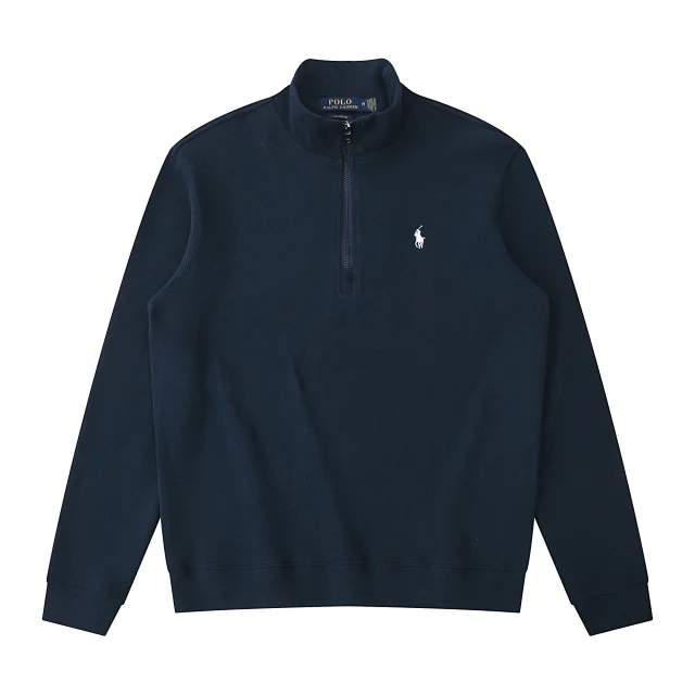 Polo Ralph Lauren Knitwear Embroidered Pony Quarter-Zip Knit Sweater product detail image 10