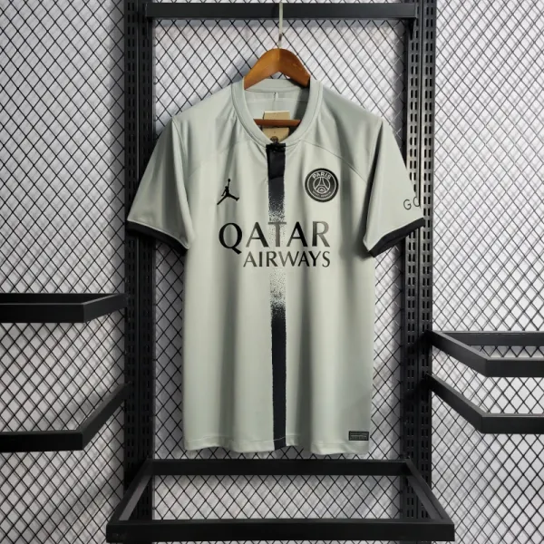 Paris Saint-Germain x Air Jordan 2023 Third Jersey Light Gray - 1