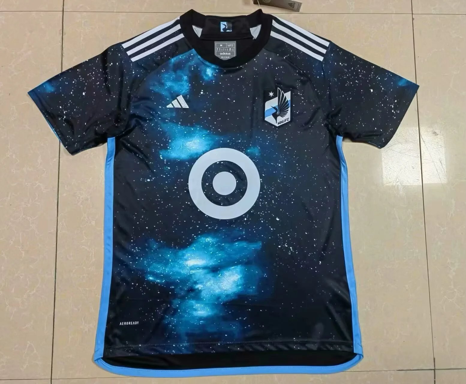 Adidas LA Galaxy 2023 Away Jersey Teal with Yellow Accents - 9