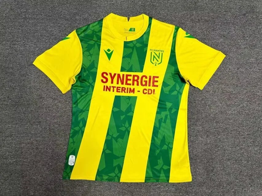 Macron FC Nantes 2023-24 Third Jersey Black / Yellow - 5