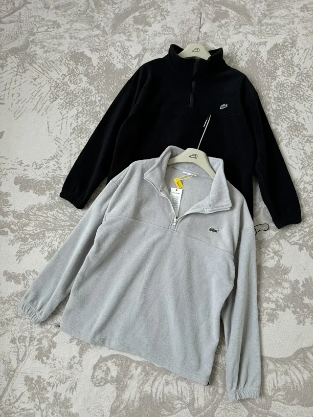 Lacoste Hoodies & Sweatshirts Quarter-Zip Fleece Pullover product detail image 4