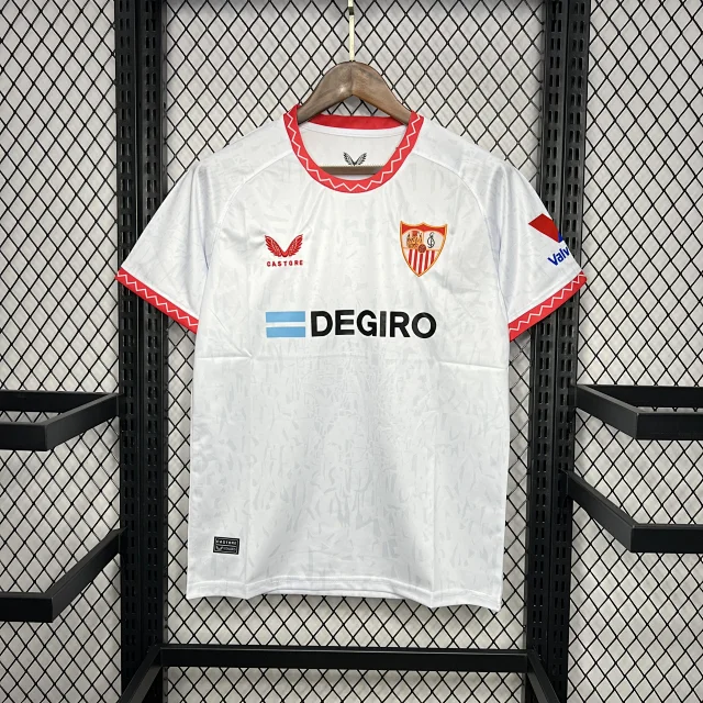 Castore Football Jerseys Sevilla FC white short-sleeve jersey product detail image 2