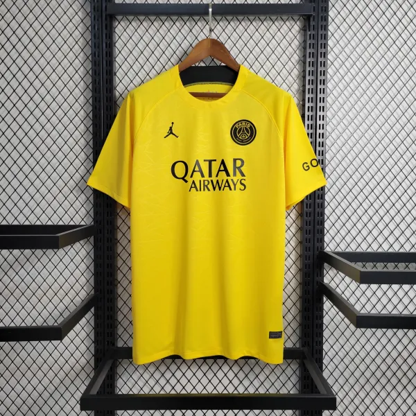 Air Jordan x Paris Saint-Germain 2023-24 Third Jersey Yellow - 1