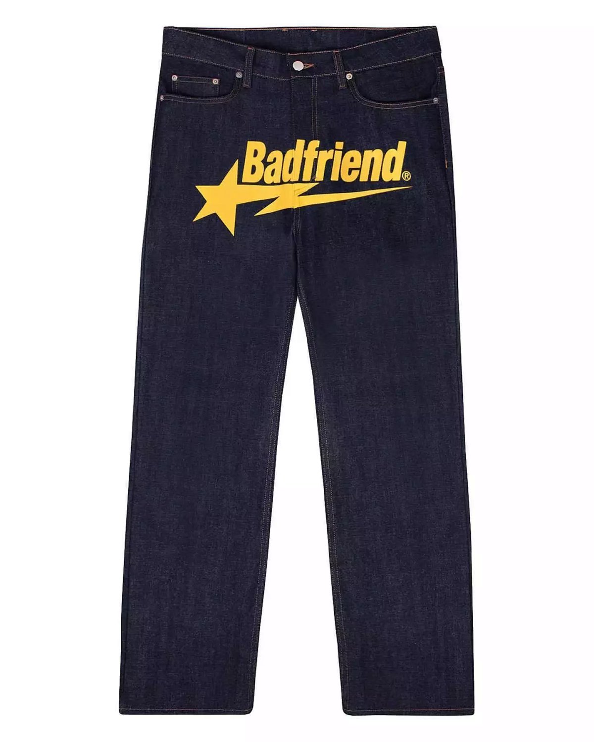 Design Badfriend Star Logo Wide-Leg Pants Black Pants product detail 2 in Litbuy spreadsheet finds
