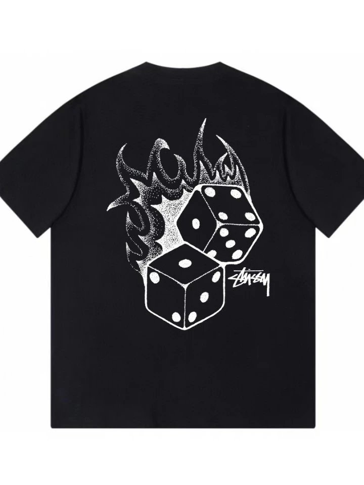 Stussy Dice Flames T