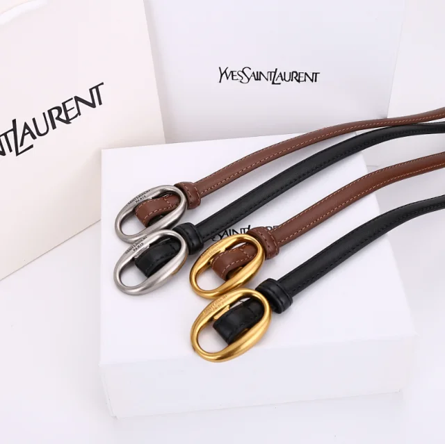 Saint Laurent Belts YSL Monogram Buckle Belt product detail image 2