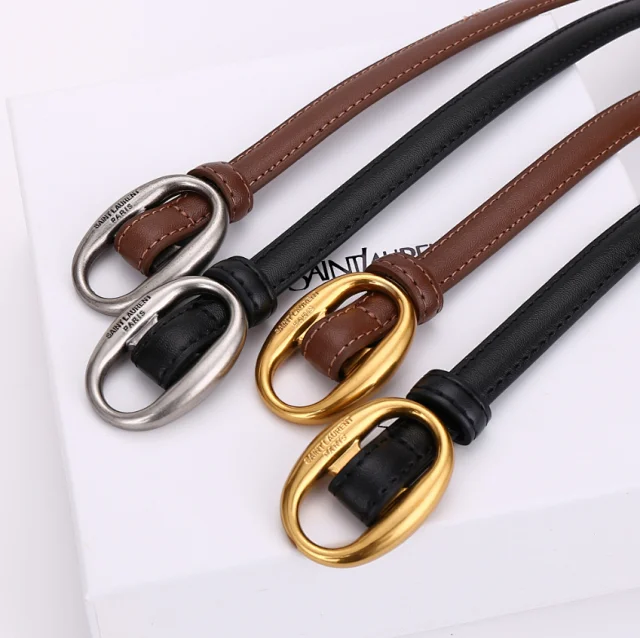 Saint Laurent Belts YSL Monogram Buckle Belt product detail image 3