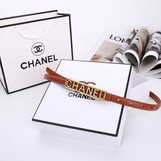Chanel Belts Interlocking CC Buckle Belt product detail image 11