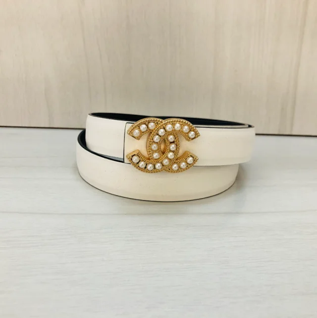 Chanel Belts Interlocking CC Buckle Belt product detail image 13