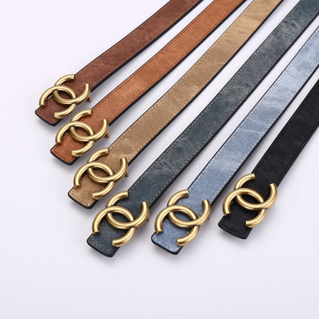 Chanel Wordmark buckle and pearl CC belts product detail image 5