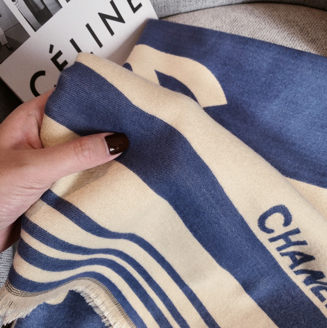 Gucci GG Marmont Cashmere Scarf Beige Scarves - 15