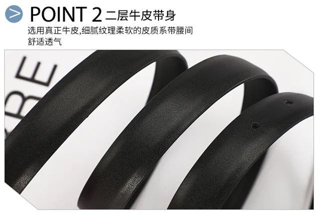Unbranded Belts Interlocking C chain-detail buckle belt product detail image 7