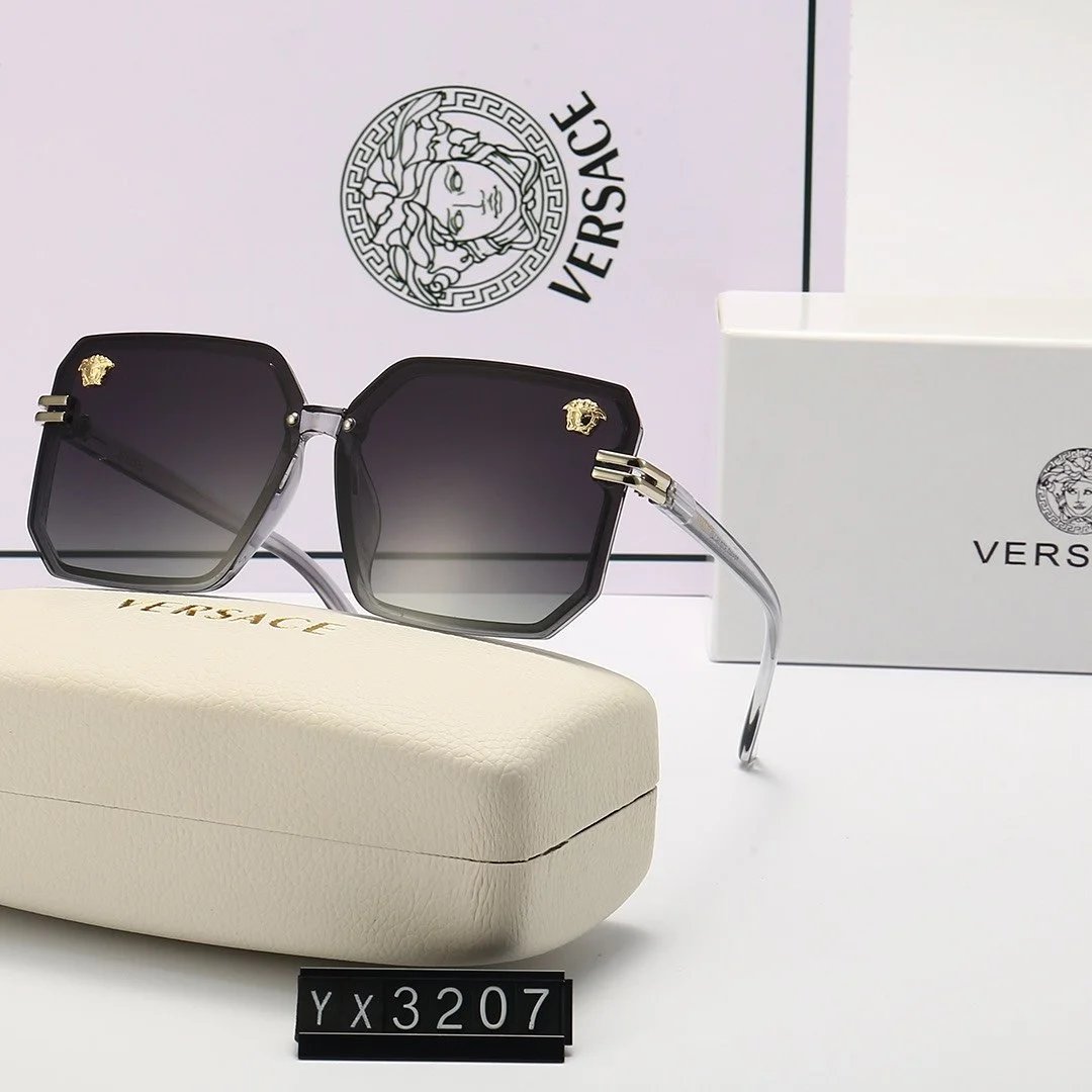 Versace Medusa Icon Aviator Sunglasses Blue Gradient - 5