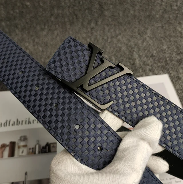 Louis Vuitton Belts Checkerboard belt with LV initial buckle product detail image 2