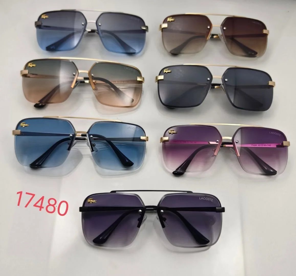 Lacoste Aviator-Style Gradient Sunglasses Multicolor Eyewear - 11