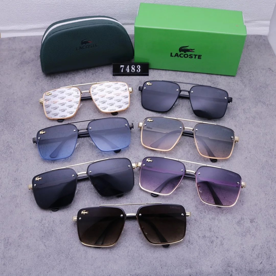 Lacoste Aviator-Style Gradient Sunglasses Multicolor Eyewear - 10