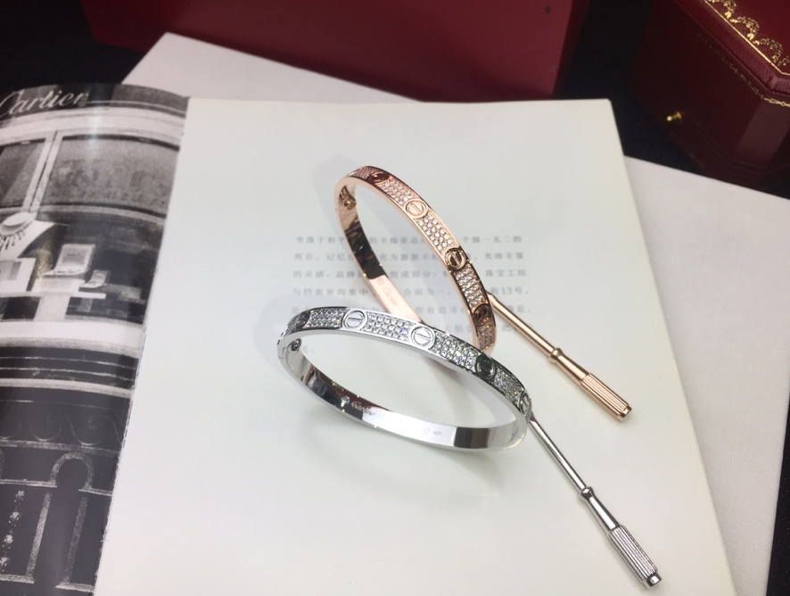 Cartier Love Bracelet Rose Gold Bangle - 12