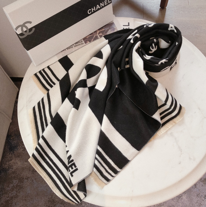 Louis Vuitton Logomania Scarf Navy Blue