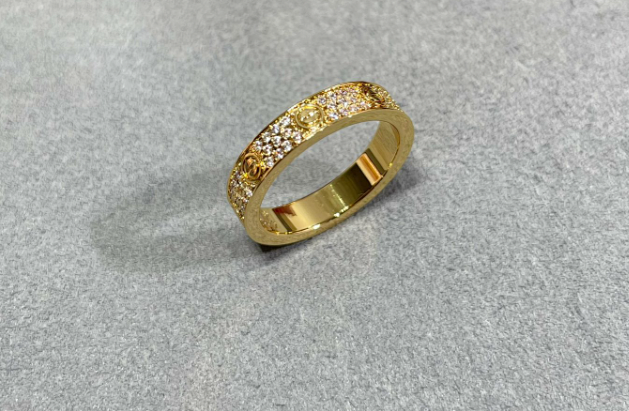 Cartier C de Cartier Diamond Ring Rose Gold Ring Jewelry Rings product detail 25 in Litbuy spreadsheet finds