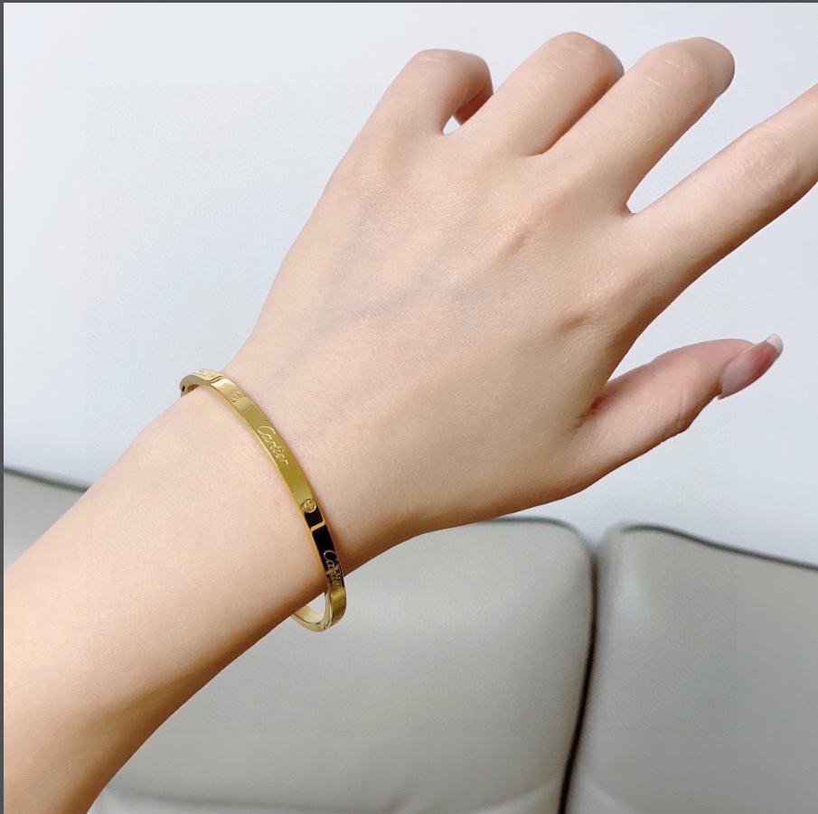 Cartier Love Bracelet Yellow Gold Slim