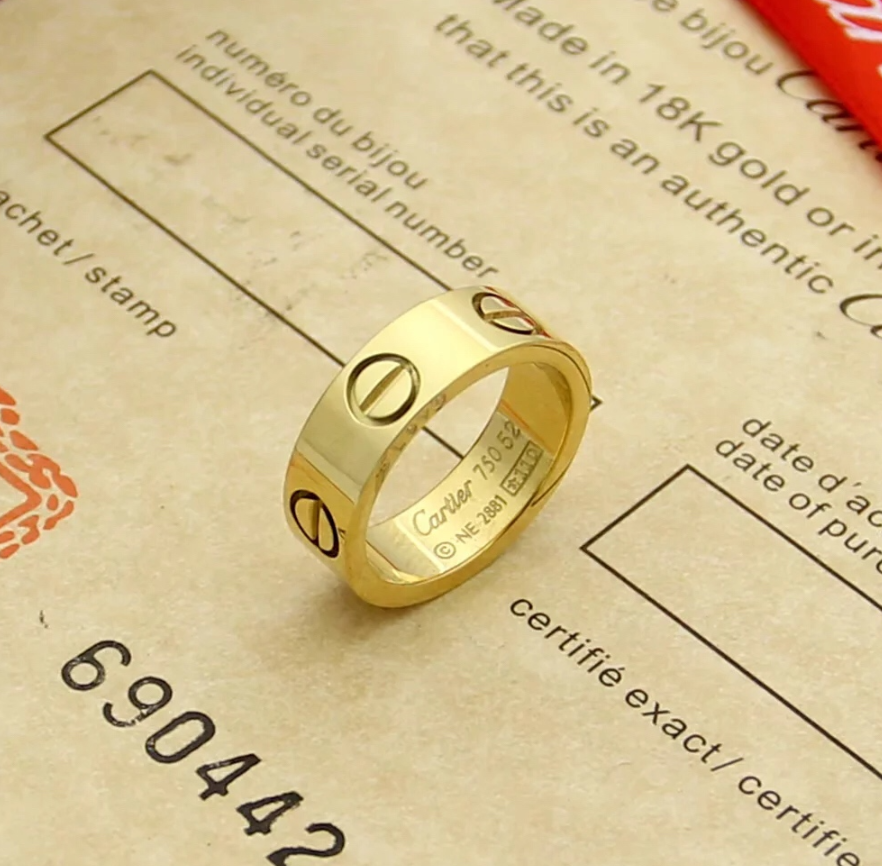Cartier C de Cartier Ring Rose Gold with Diamond Jewelry - 19