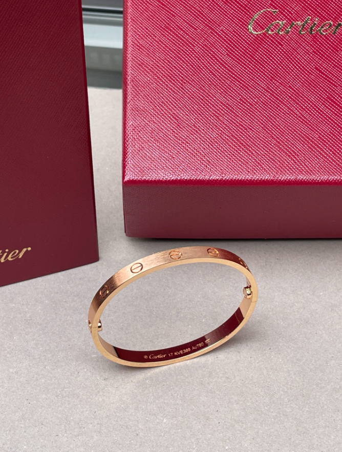 Cartier Love Bracelet Rose Gold Plain